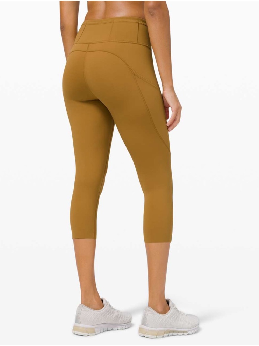 Lululemon Fast and Free Crop II Non-Reflective - Spiced Bronze